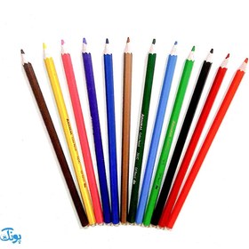 تصویر مداد رنگی 12 رنگ ا مداد رنگی 12 رنگ آدمیرال مدل MDF مداد رنگی 12 رنگ آدمیرال مدل MDF