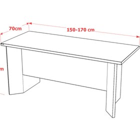 تصویر میز کارمندی فوفل مدل EM101-N 