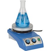 تصویر همزن مغناطیسی (هیتر استیرر) آنالوگ مدل PIT 300 - پل ایده آل تجهیز Hot Plate with Magnetic Stirrer
