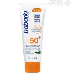 تصویر ضد آفتاب باباریا SPF50 مدل ANTI POLUTION حاوی آلوئه ورا BABARIA ANTI POLUTION ALOE VERA SUNCREAM SPF50