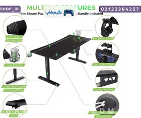 تصویر خرید میز گیمینگ Eureka Ergonomic Erk-IM6301-BK 