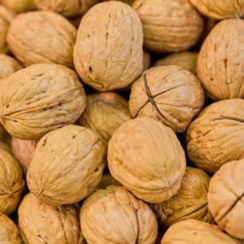 تصویر گردو پوست کاغذی آمریکایی با مغز ۶۰ درصد 