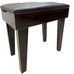 تصویر صندلی باکس دار چرمی پیانو Piano leathered chair with box