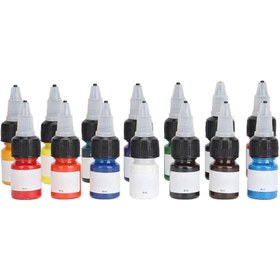 تصویر رنگ تمرینی قرمز 