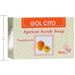 تصویر صابون ساینده زردآلو 100گرمی گل سیتو Gol Cito Apricot Scrub Soap 100g