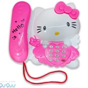 تصویر تلفن موزیکال هلو کیتی مناسب خردسال و کودک 