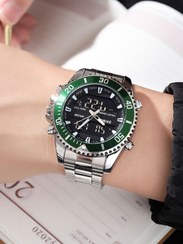 تصویر ساعت مچی مردانه دو زمانه دکسبو DEXBO DE-TD755-G 