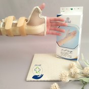 تصویر مچ بند آتل دار طب و صنعت با پارچه سه بعدی مدل ۳۱۲۰۰ TEB & SANAT Wrist Splint With Spacer Fabric 31200