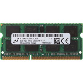 تصویر رم لپ تاپ میکرون مدل DDR3 12800s MHz PC3L ظرفیت 8 گیگابایت 