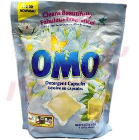 تصویر کپسول ماشین لباسشویی امو OMO Omo Marseille Soap & Spring Blooms pods 42 stuks