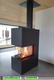 تصویر بخاری هیزمی کد 62 