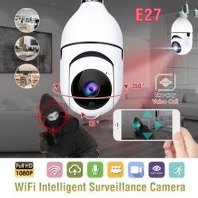 تصویر دوربین لامپی چرخشی Wireless V380