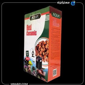 تصویر سرامیک قرمز آکواریوم آکوا مدل Bio-113 (1000گرمی) 