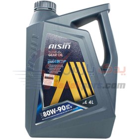 تصویر روغن گیربکس 80w90 آیسین (4 لیتری) Aisin Gear oil Sae 80W-90 4L API GL-5 Made In korea GSL56094PB