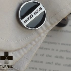 تصویر دکمه سردست هوگو باس 