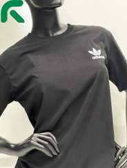 تصویر تی شرت زنانه ADIDAS آدیداس برجسته پشت طرح دار کد 6507 - مشکی / L 