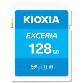 تصویر رم اس دی 128 گیگ کیوکسیا Kioxia Exceria U1 C10 100MB/s Kioxia Exceria U1 C10 100MB/s 128GB SDHC Memory Card