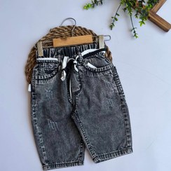 تصویر شلوارک جین بچگانه ذغالی 