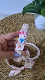 تصویر پک سه تایی تل مو فانتزی ملودی صورتی 