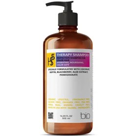 تصویر شامپو مراقبتی مو رنگ شده اچ اس 5 مدل PROTECTION SHAMPOO حجم 500 میل 