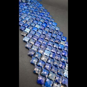 تصویر ریسه سنگ لاجورد طرح ونکلیف درشت 