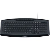 تصویر کیبورد کینگ استار مدل KB83 keyboard kingstar model kb83