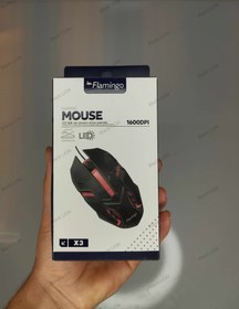 تصویر ماوس سیمی فلامینگو مدل X3 Flamngo mouse Model X3