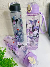 تصویر قمقمه نشکن کرومی - مشکی 