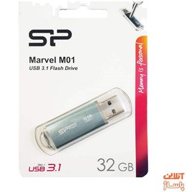تصویر فلش مموری سیلیکون پاور مدل مارول ام 01 با ظرفیت 32 گیگابایت ا Marvel M01 USB 3.0 Flash Memory 32GB Marvel M01 USB 3.0 Flash Memory 32GB