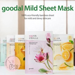 تصویر ماسک ورقه ای یوجا گودال Goodal Yuja Infused Water Mild Sheet Mask