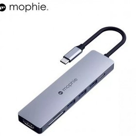 تصویر هاب تایپ سی موفی 100 واتی 7 کاره مدل Mophie 409910268 