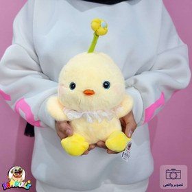 تصویر عروسک جوجه گل به سر سایز ۲۵ سانتی متر 