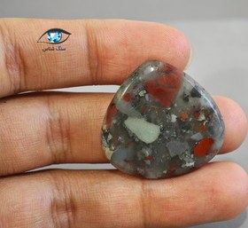 تصویر سنگ خون طبیعی اشکی 8.4 گرم 
