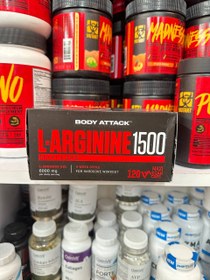 تصویر ال آرژنین 1500 میلی گرم 120 کپسول بادی اتک BODY ATTACK L-ARGININE 1500 120 Maxi Caps