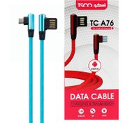 تصویر کابل تبدیل USB به microUSB تسکو مدل TC A76 طول 1 متر TSCO TC A76 USB To microUSB Cable 1m