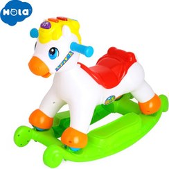 تصویر راکر اسب 3 کاره موزیکال Huile Toys کد P/987/A 