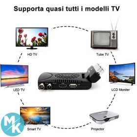 تصویر گیرنده دیجیتال DVB-T2 مدل X-H265 