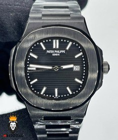 تصویر ساعت پتک فیلیپ ناتیلوس مشکی Patek Philippe Nautilus پتک فیلیپ ( Patek Philippe )