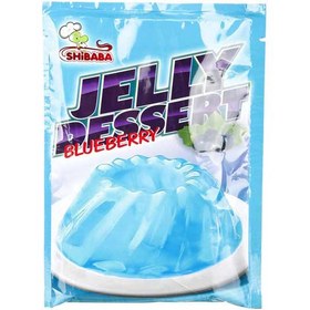 تصویر پودر ژله بلوبری ویتامین ث 100 گرمی شیبابا blueberry jelly powder 100 g vitamin C Shibaba