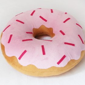 تصویر کوسن فانتزی دونات اتاق کودک donut plush cushion