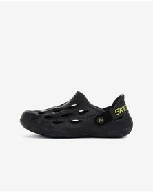 تصویر دمپایی سیاه و سفید Big Boy Thermo Rush Blk اسکچرز Skechers 