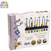 تصویر چرتکه ارزش مکانی و کارت اعداد 