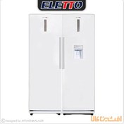 تصویر یخچال فریزر دو قلو 20 فوت التتو مدل NR6020-NF6020 Eletto NR6020-NF6020 ice refrigerator and freezer