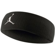 تصویر هد بند و مچ بند مردانه بی رنگ برند nike J.KN.00.010.OS J.KN.00.010.OS JORDAN JUMPMAN HEADBAND HAVLU SAÇ BANDI