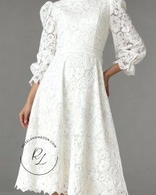 تصویر پیراهن میدی – دانتل 