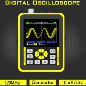 تصویر اسیلوسکوپ پرتابل DSO1511G زی وی 120 مگاهرتز 1 کانال با نرخ نمونه برداری 500MSa/s 