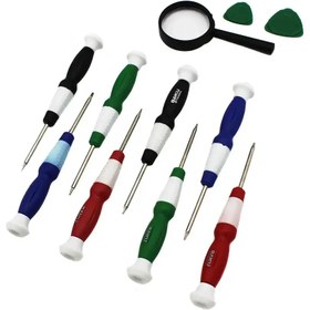 تصویر ست پیچ گوشتی تعمیرات موبایل باکو BK-8600 11 in 1 Mobile Repair Tool Kit | Multicolored