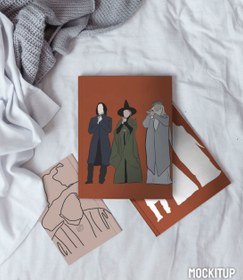 تصویر دفتر طرح هری پاتر Harry Potter notebooks