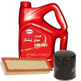 تصویر روغن موتور بهران سوپر پیشتاز ۴ لیتری SL 20W50 مناسب پژو ۴۰۵ و سمند 