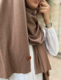 تصویر شال کشی نگین دار موکا 